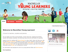 Tablet Screenshot of macmillanyounglearners.com